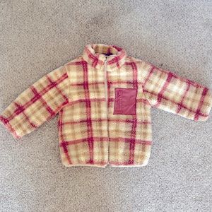 Zara zip fleece jacket